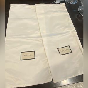 GUCCI DUST BAGS PAIR